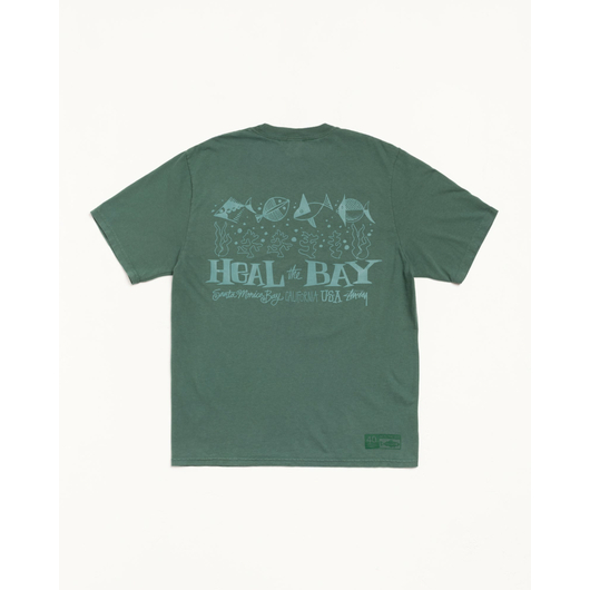 Stussy HEAL THE BAY 40 TEE PIGMENT DYED, Размер: XL, Наличие: Склад США (10-24 дня), фото , изображение 2