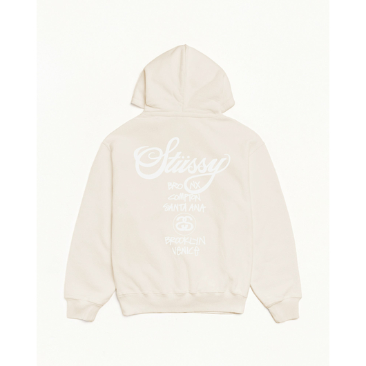 Stussy WORLD TOUR HOODIE PIGMENT DYED, Размер: S, Наличие: Склад США (10-24 дня), фото , изображение 2