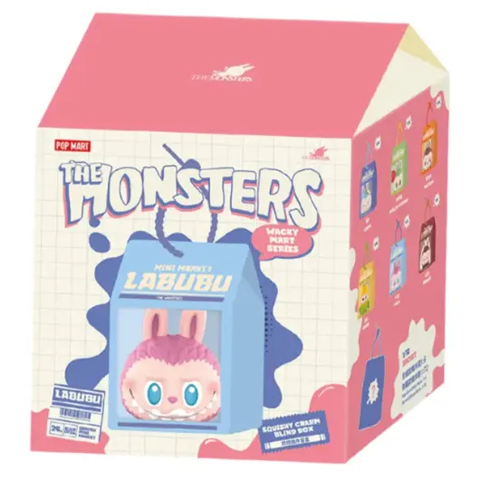 Pop Mart Labubu The Monsters Wacky Mart Series Squishy Charm Sealed Case, Размер: MISC, Наличие: Забрать сейчас, фото 