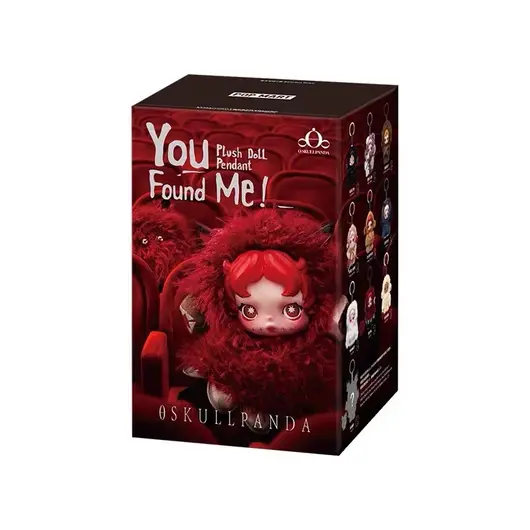 Pop Mart SKULLPANDA You Found Me! Series Plush Doll Pendant Blind Box, Размер: MISC, Наличие: Забрать сейчас, фото 