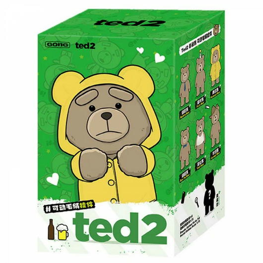 POP MART Ted 2 Teddy Bear Action Plush Pendant Blind Box, Размер: MISC, Наличие: Забрать сейчас, фото 