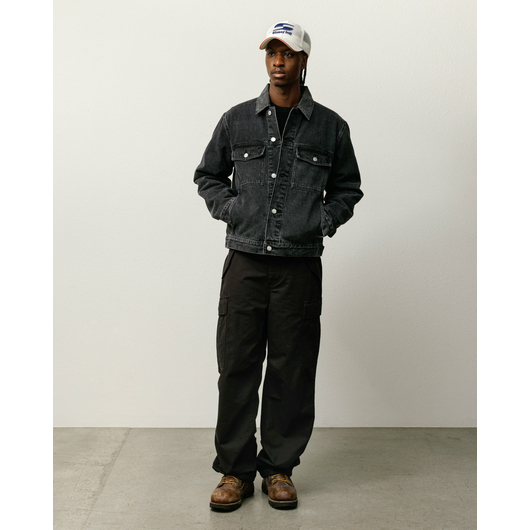 Stussy LINED DENIM TRUCKER, Размер: XS, Наличие: Склад США (10-24 дня), фото 