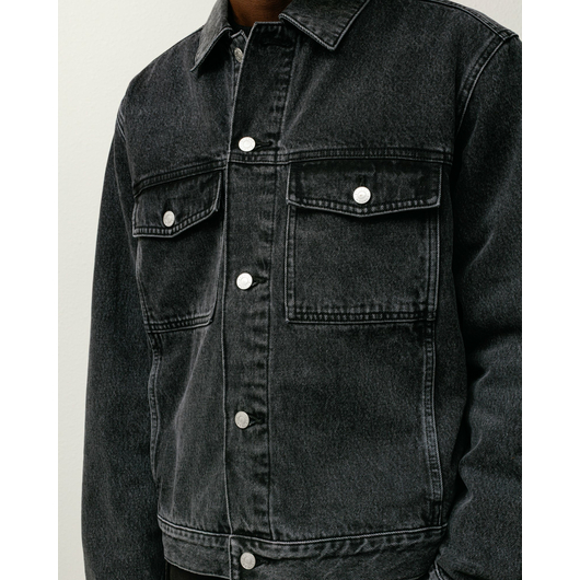 Stussy LINED DENIM TRUCKER, Размер: XS, Наличие: Склад США (10-24 дня), фото , изображение 2