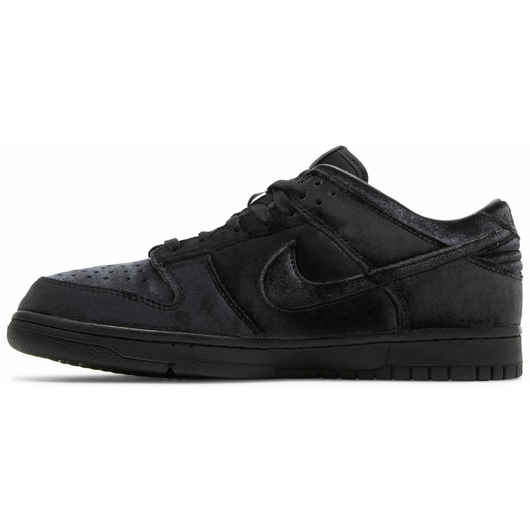 Кроссовки Nike Dunk Low Dover Street Market Triple Black Velvet (DH2686-002), Размер: 45.5, Наличие: Забрать сейчас, фото 