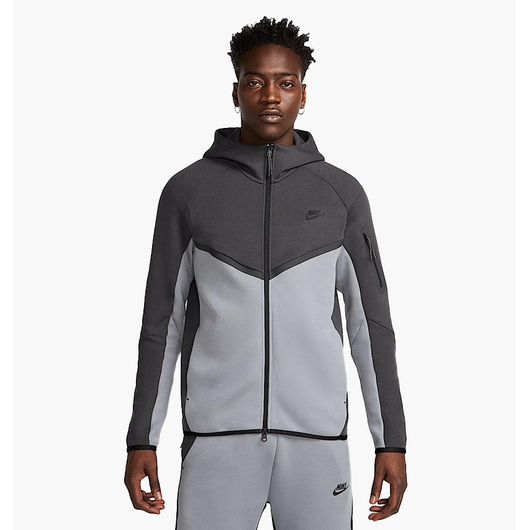 Толстовка чоловіча Nike Nk Tech Fl. 2025 Grey HV0949-061, Размер: S, Наличие: Склад (1-3 дня), фото 