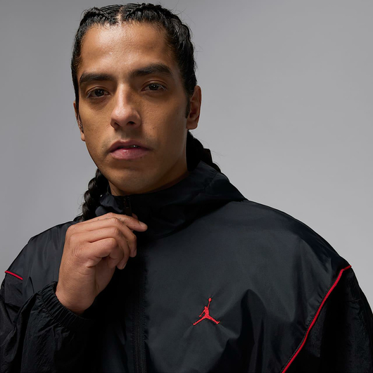 Вітровка чоловіча Air Jordan Mbrk Black HF9333-011, Размер: L, Наличие: Склад (1-3 дня), фото , изображение 3