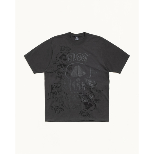 Stussy SKULLS TEE PIGMENT DYED, Размер: S, Наличие: Склад США (10-24 дня), фото 