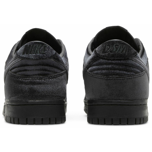 Кроссовки Nike Dunk Low Dover Street Market Triple Black Velvet (DH2686-002), Размер: 45.5, Наличие: Забрать сейчас, фото , изображение 4