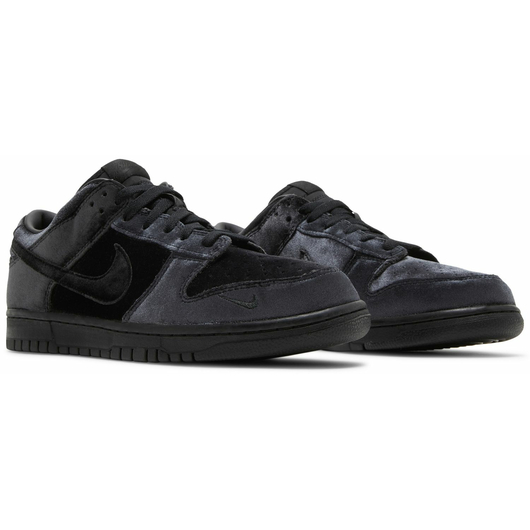 Кроссовки Nike Dunk Low Dover Street Market Triple Black Velvet (DH2686-002), Размер: 45.5, Наличие: Забрать сейчас, фото , изображение 5