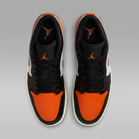 Кросівки чоловічі Air Jordan Low Orange/Black 553558-081, Размер: 42.5, Наличие: Склад (1-3 дня), фото , изображение 5