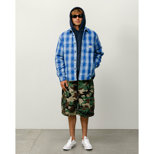 Stussy LAU PLAID SHIRT JACKET, Размер: S, Наличие: Склад США (10-24 дня), фото , изображение 4