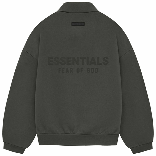 Fear of God Essentials Gray Long Sleeve Polo, Размер: S, Наличие: Склад (1-3 дня), фото , изображение 2