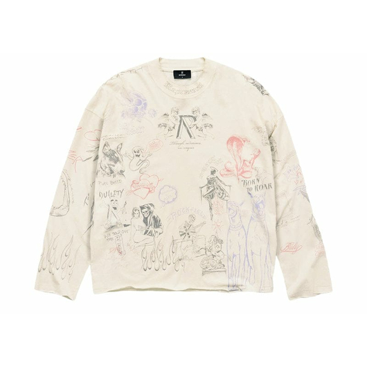 Represent Legacy Buttercream  Long Sleeve T-Shirt, Размер: L, Наличие: Склад (1-3 дня), фото 