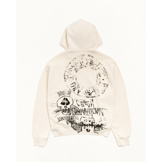 Stussy SKULLS ZIP HOODIE PIGMENT DYED, Размер: S, Наличие: Склад США (10-24 дня), фото , изображение 2