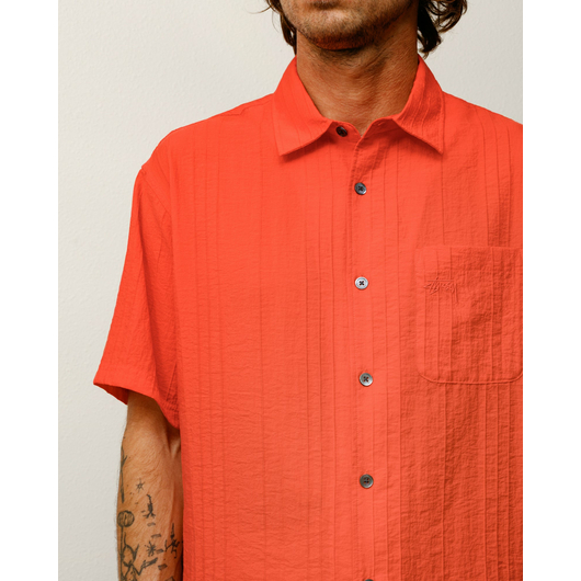 Stussy PLEATED TEXTURED SHIRT, Размер: S, Наличие: Склад США (10-24 дня), фото , изображение 4
