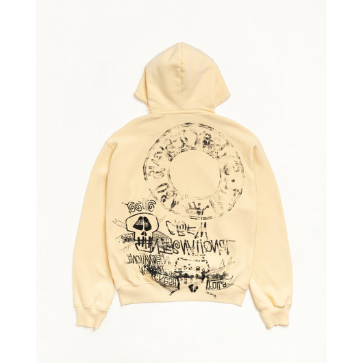 Stussy SKULLS ZIP HOODIE PIGMENT DYED, Размер: XS, Наличие: Склад США (10-24 дня), фото , изображение 2
