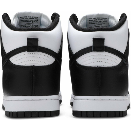 Мужские кроссовки NIKE DUNK HIGH BLACK WHITE (DD1399-105), Размер: 46, фото , изображение 4