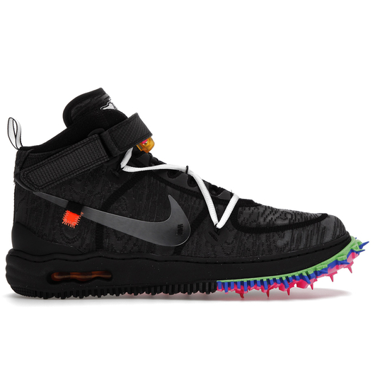Nike Air Force 1 Mid Off-White Black, Размер: 36, фото 