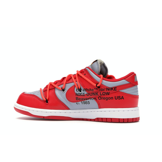 Nike Dunk Low Off-White University Red, Размер: 35.5, фото , изображение 4