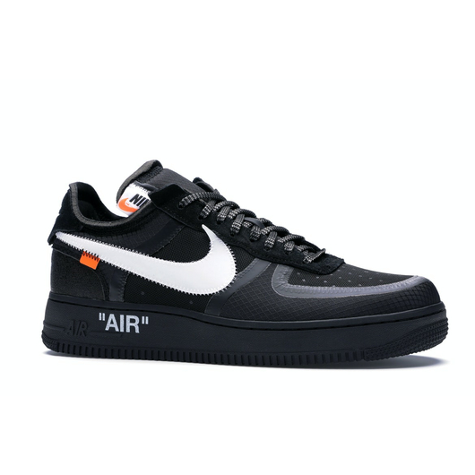 Nike Air Force 1 Low Off-White Black White, Размер: 36, фото , изображение 4