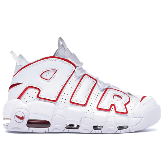 Nike Air More Uptempo White Varsity Red Outline (2018/2021), Размер: 38, фото 